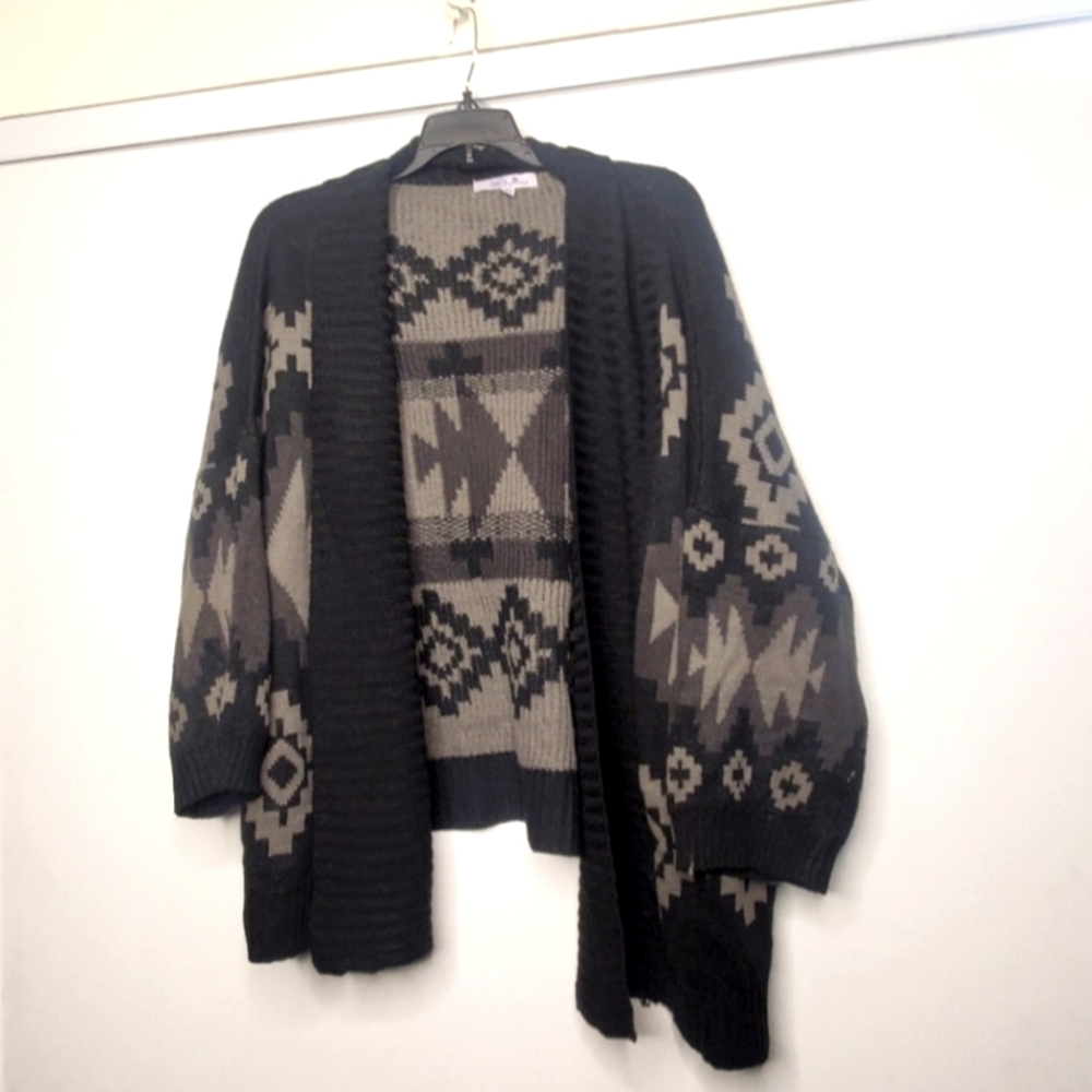 Tribal Chunky Jacket Cardigan (Unisex)